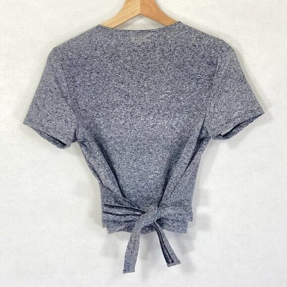 NWT Pink Victoria's Secret Ultimate Wrap Short Sleeve Top Med - Picture 3 of 8